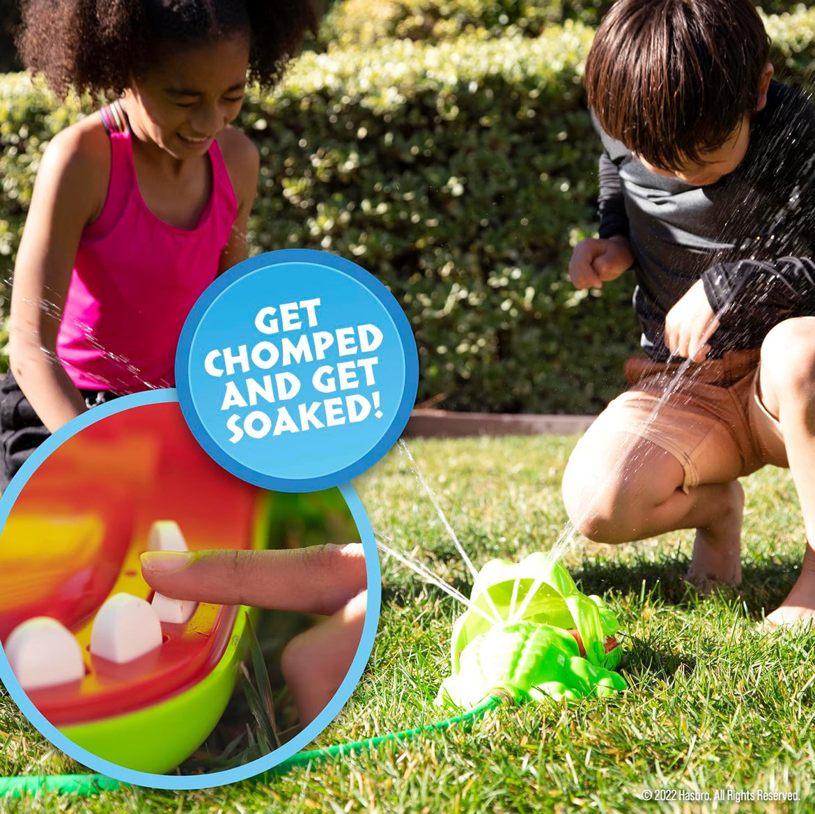Hasbro Crocodile Dentist Splash – Fun Outdoor Water Games – More Water, More Fun!