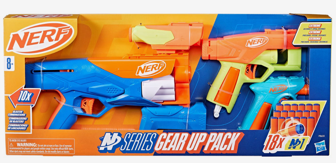 Nerf N Series Gear Up Blaster 3-Pack