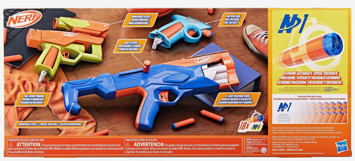 Nerf N Series Gear Up Blaster 3-Pack
