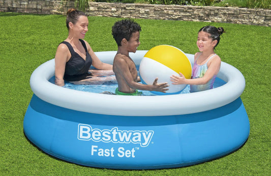 Bestway Fast Set Inflatable Paddling Pool 6ft