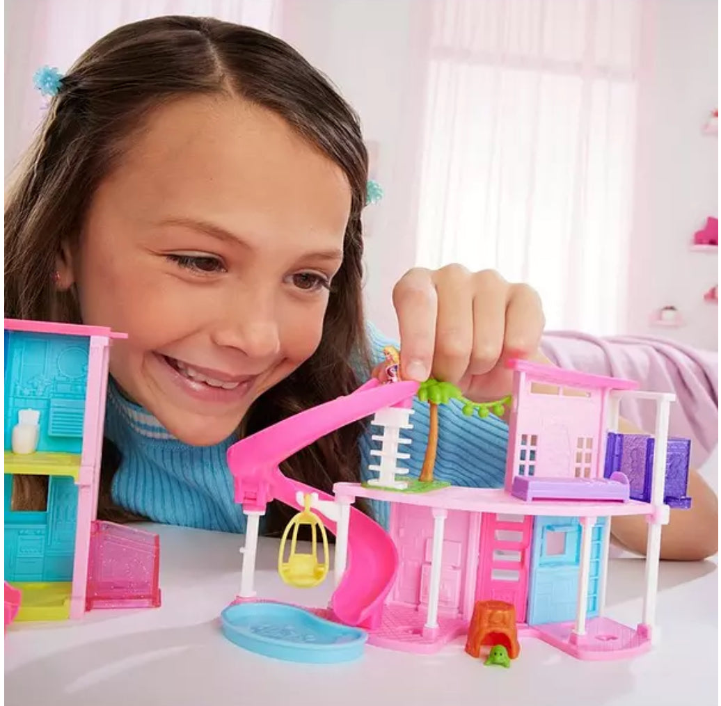 Mini BarbieLand Dreamhouse & Doll Playset