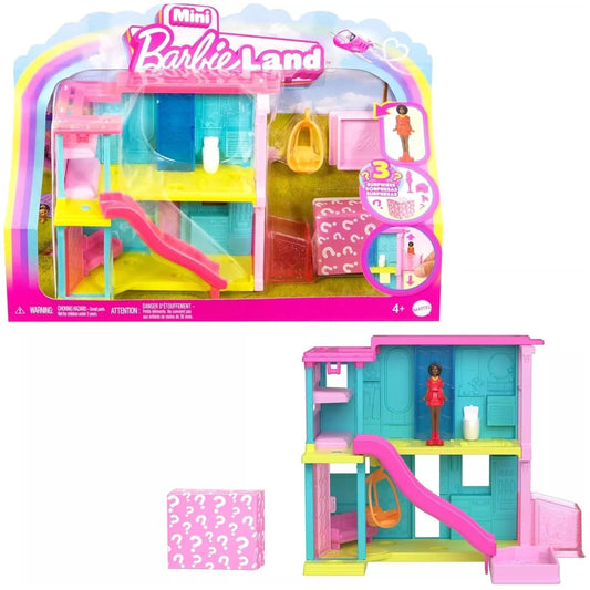 Barbie Mini BarbieLand Dreamhouse with Pink Dress Doll